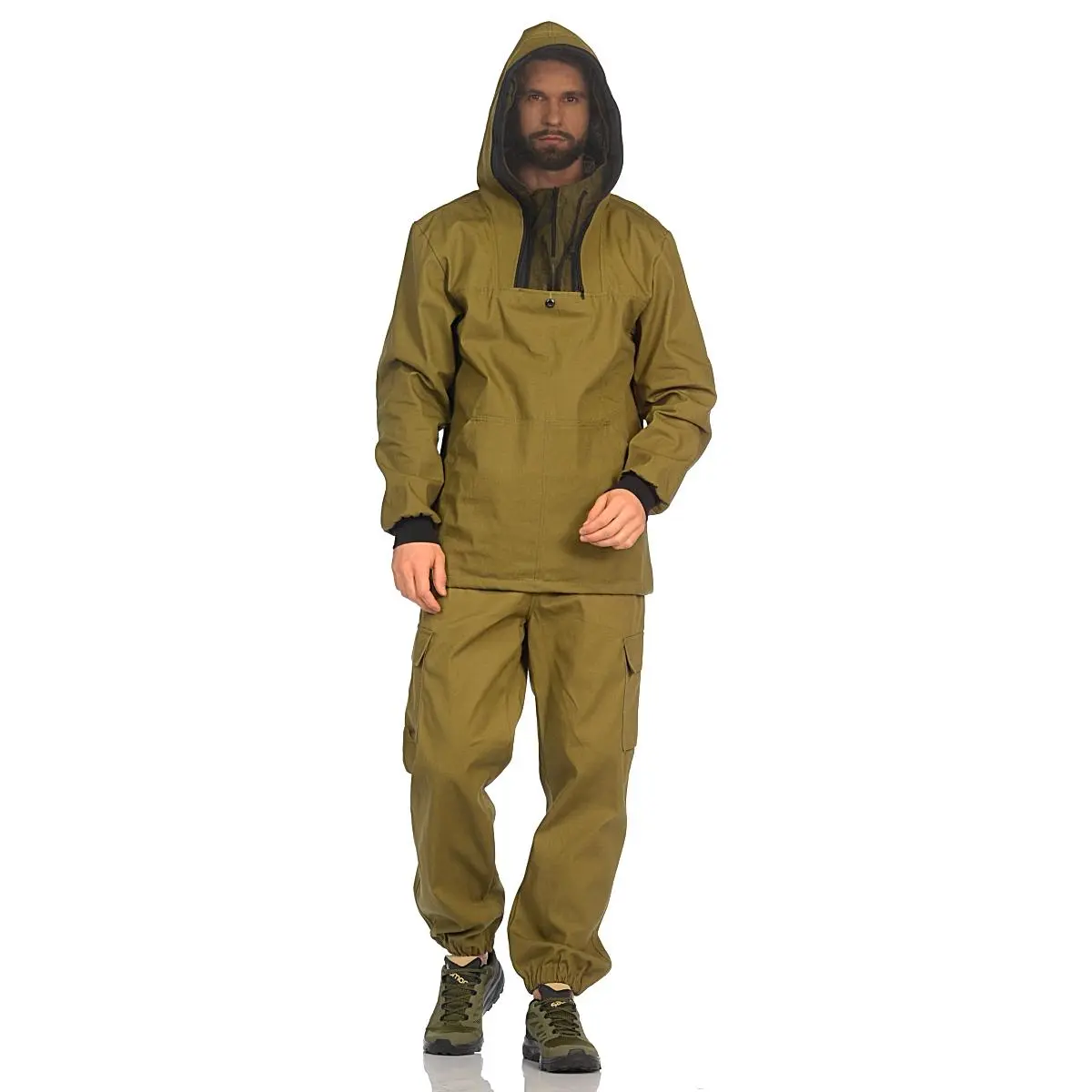 Костюм Антигнус эконом (палатка 270 гр/м2) раз 52-54, рост 182 /хаки