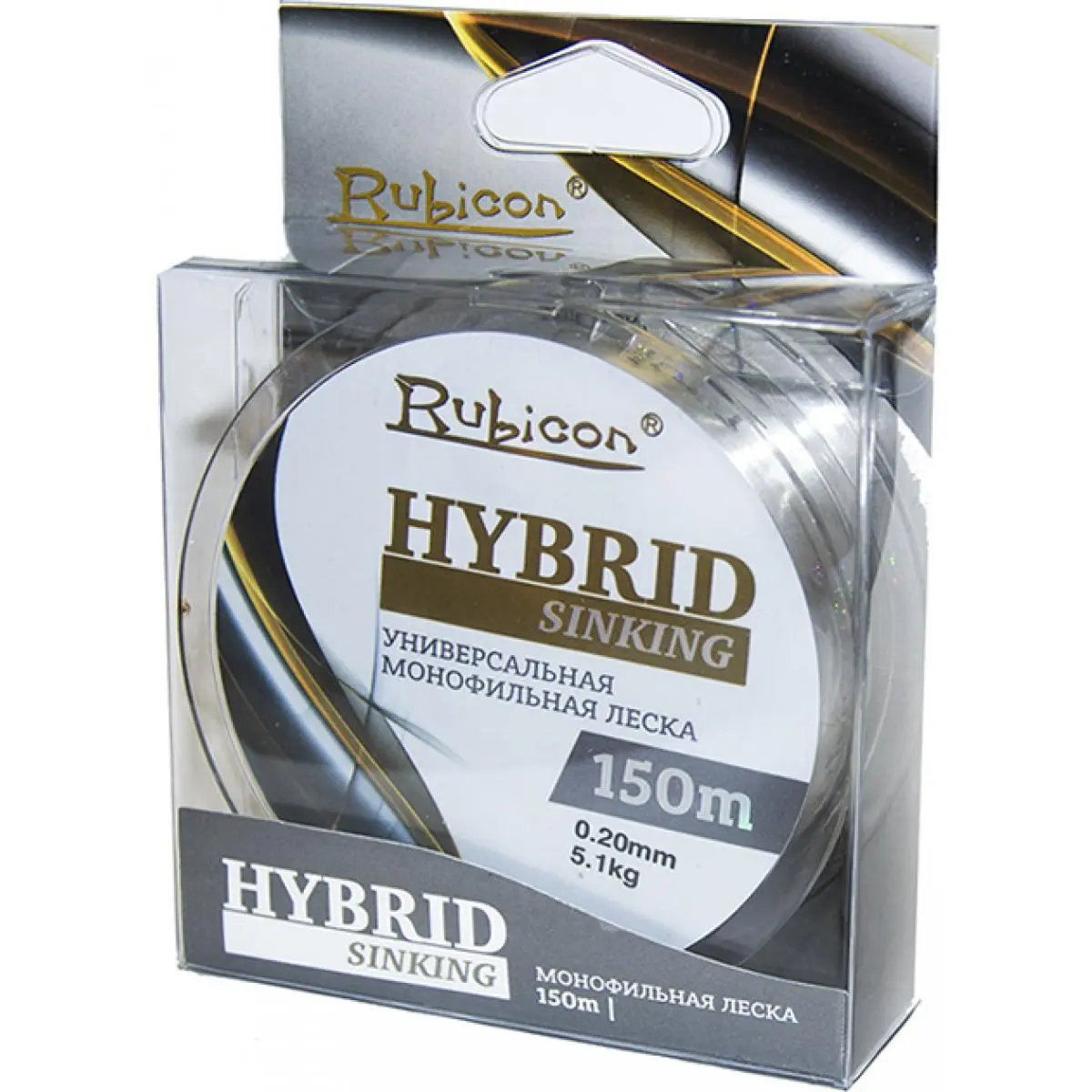 Леска RUBICON Hybrid Sinking 150m, d=0,14mm
