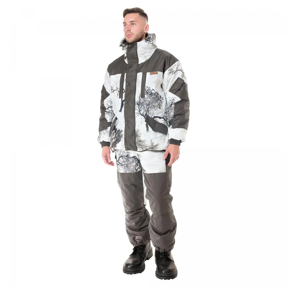 Костюм Ангара (Membrane) раз. 48-50, белый лес (кусты)-1