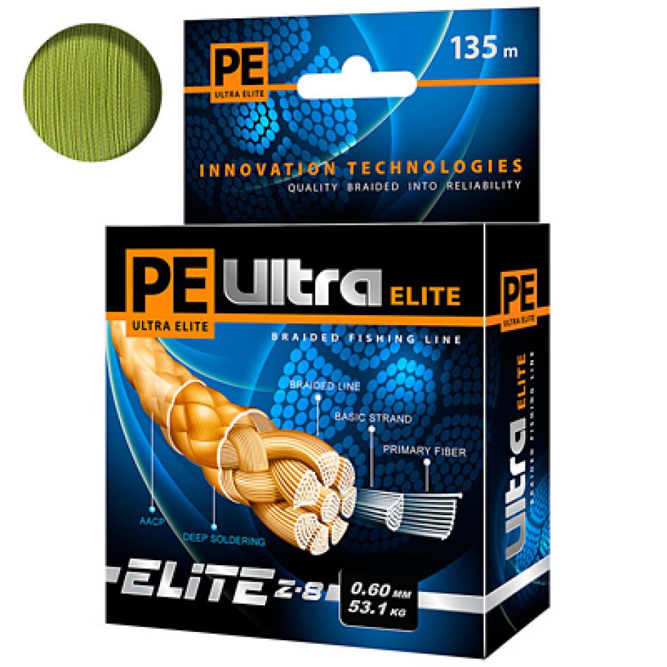 Плетеный шнур PE ULTRA ELITE Z--8 0,60mm 135m