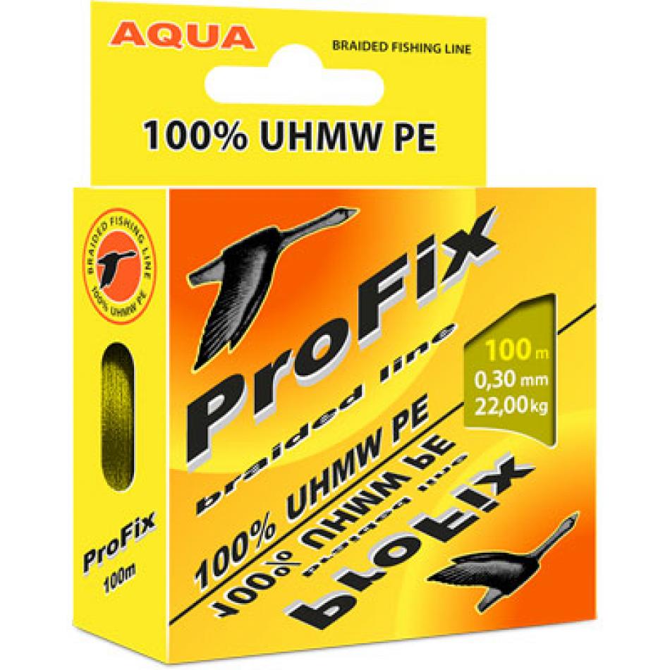 Леска плетеная AQUA PROFIX 100m olive, d=0,30mm