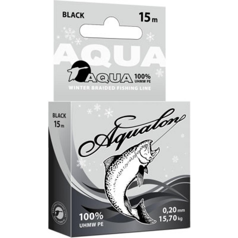 Леска плетеная AQUA Aqualon Black 15m d=0,06mm