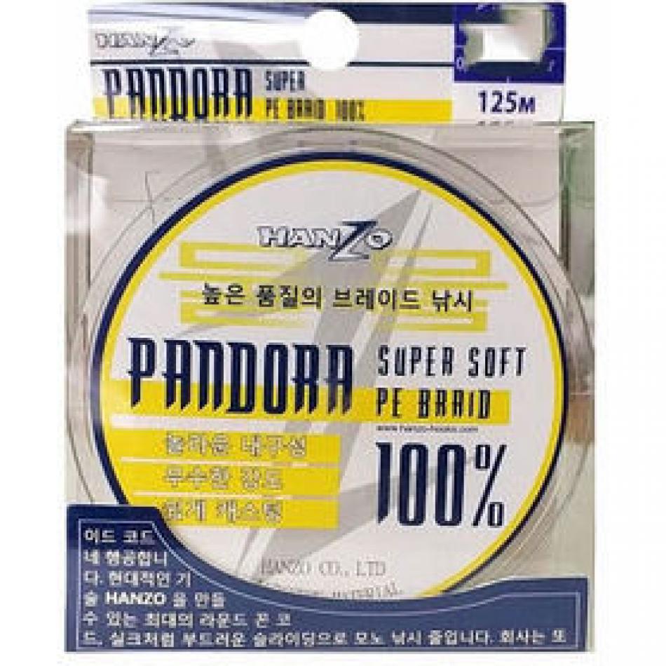 Плетенка Hanzo Pandora Super Soft X4 125м (5шт/уп)