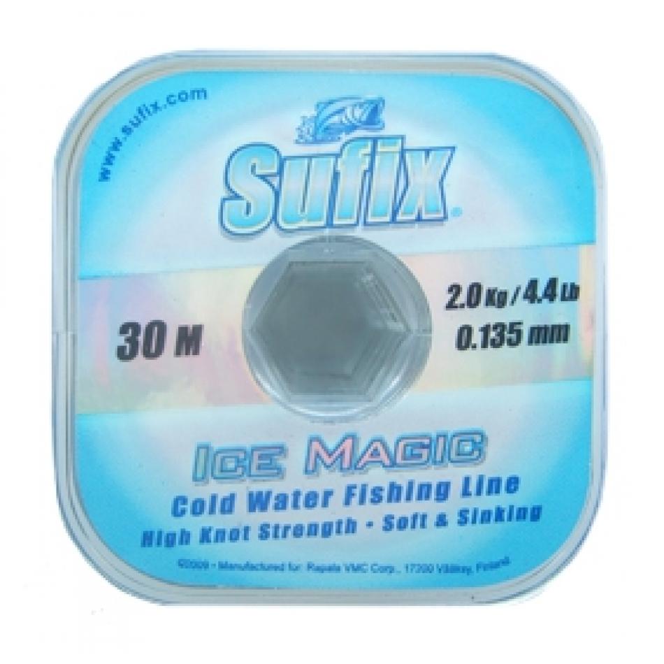 Леска SUFIX Ice Magic Clear 30m  d=0,65mm 