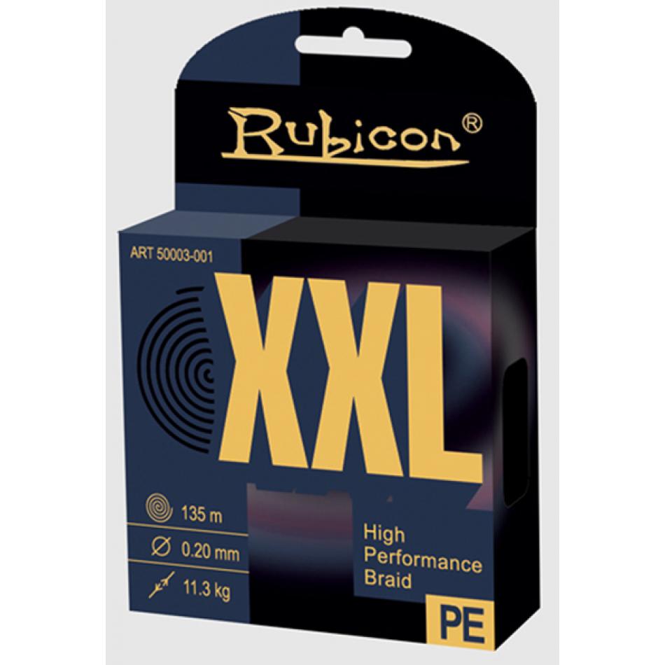 Леска плетеная RUBICON XXL 135m yellow, d=0,10mm