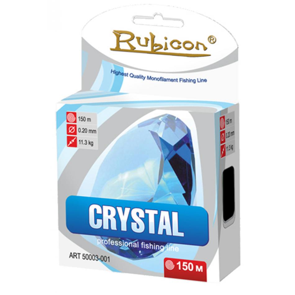 Леска RUBICON Crystal 150m d=0,18mm (light gray)