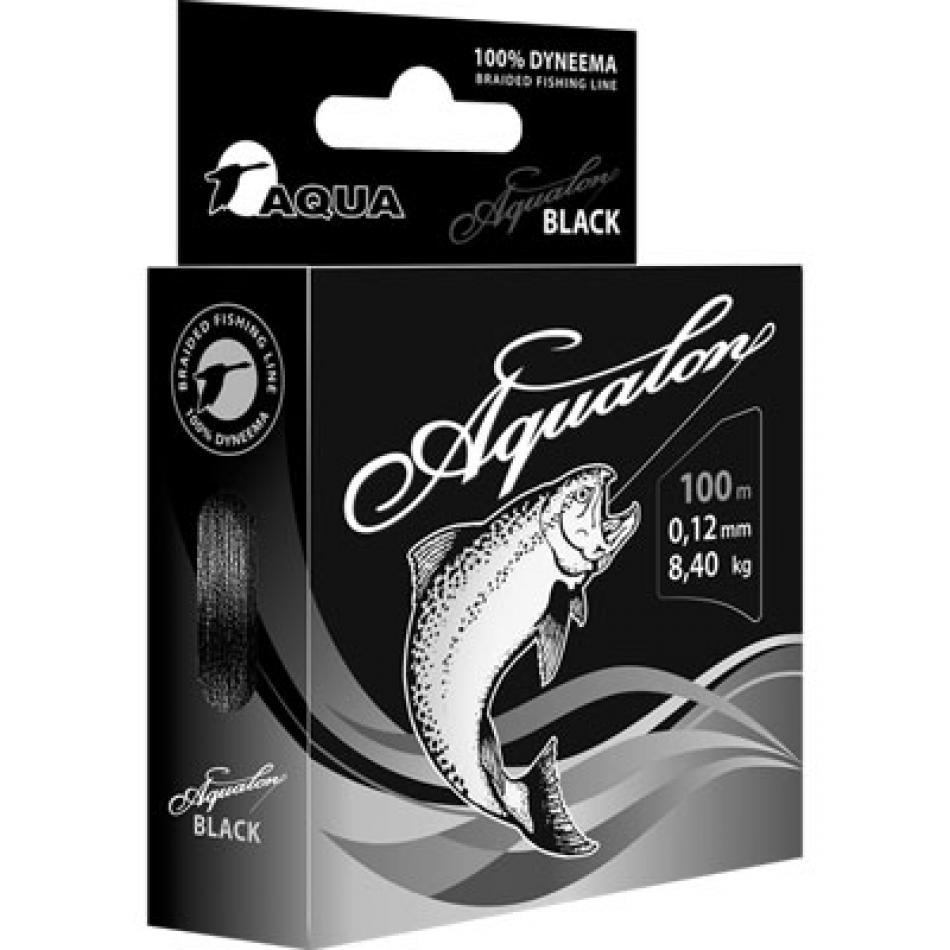 Леска плетеная AQUA Aqualon 100m (black) d=0,16mm