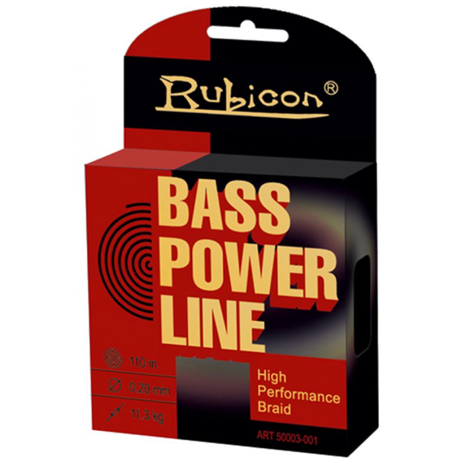 Леска плетеная Bass Power Line 110m yellow, d=0,18mm