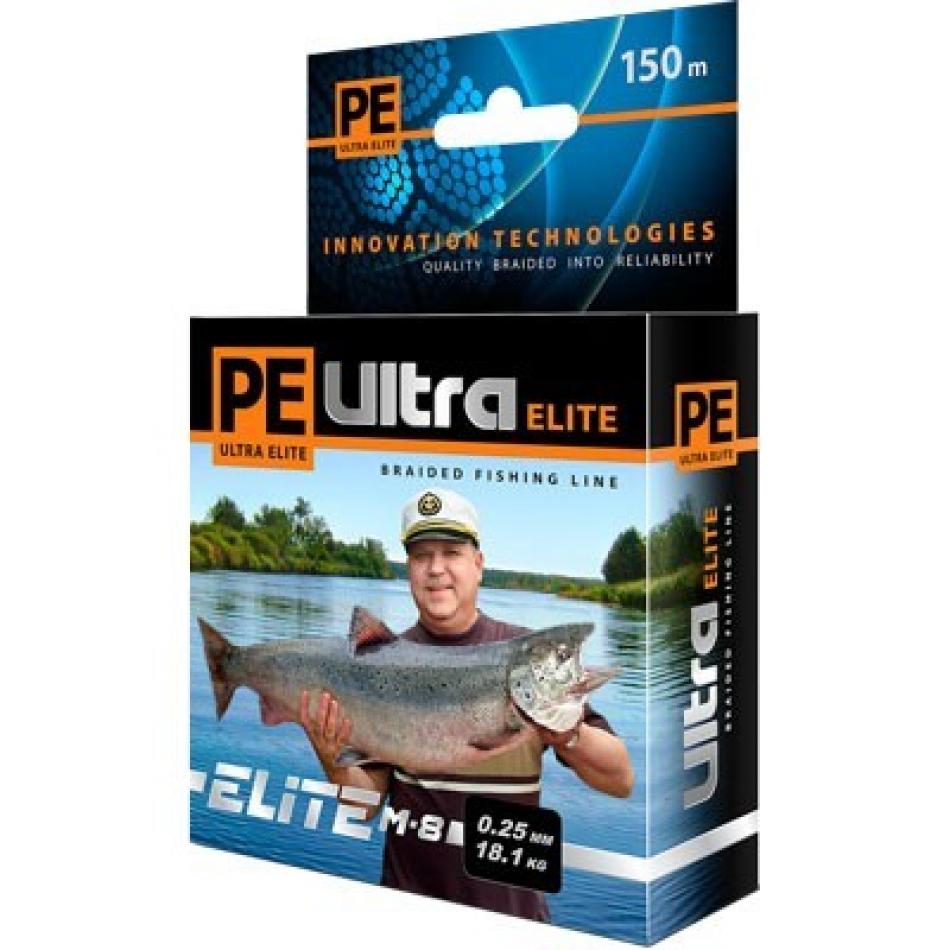 Леска плетеная AQUA PE ULTRA ELITE Z-8 135m d=0,20mm, olive