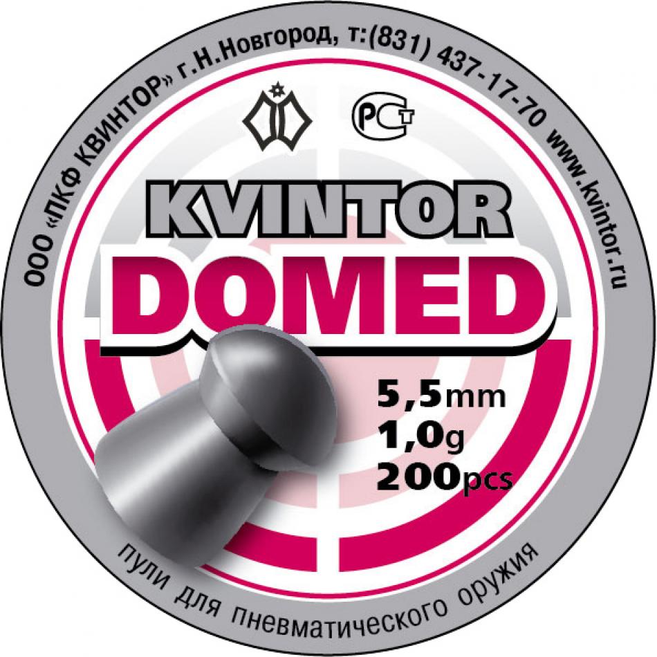 Пуля пневм.Квинтор DOMED 5.5 мм 1,0 гр