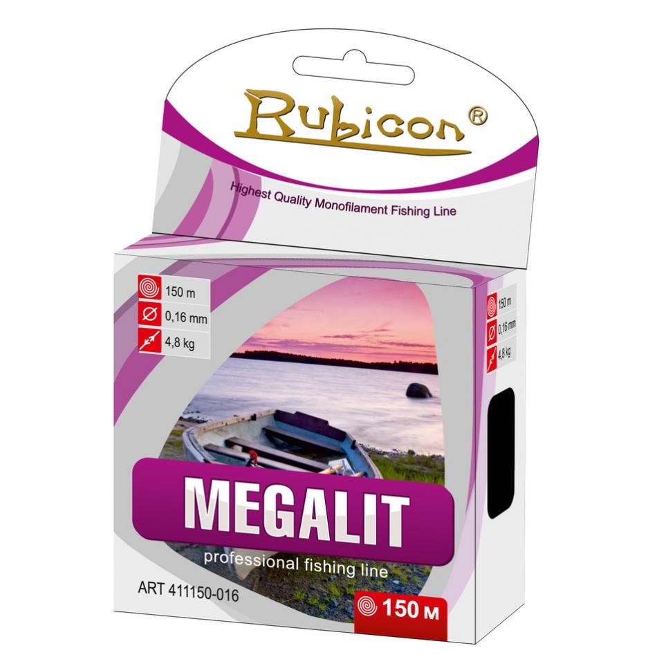 Леска RUBICON Megalit 150m  d=0,18mm (dark gray)