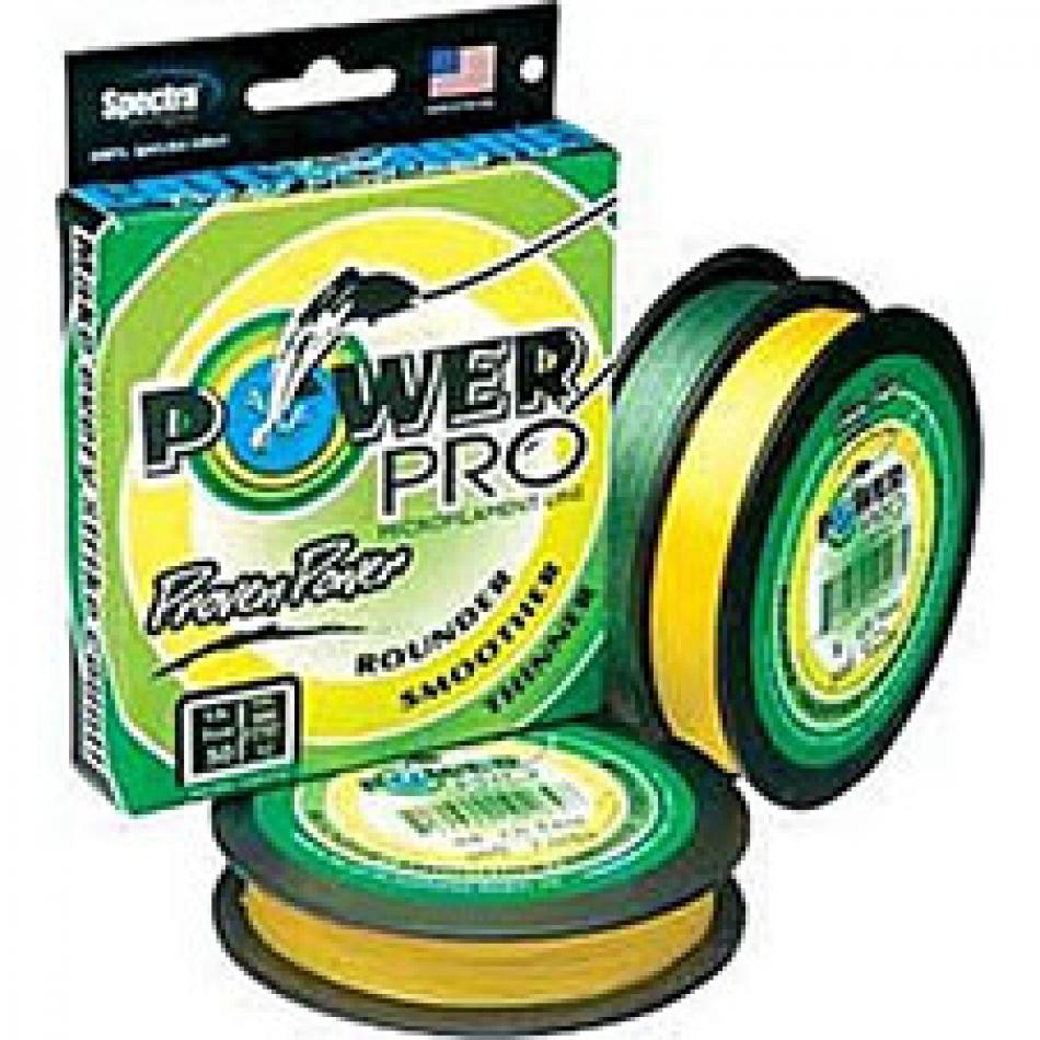 Леска плетеная PowerPro 92m d=0,10mm yellow