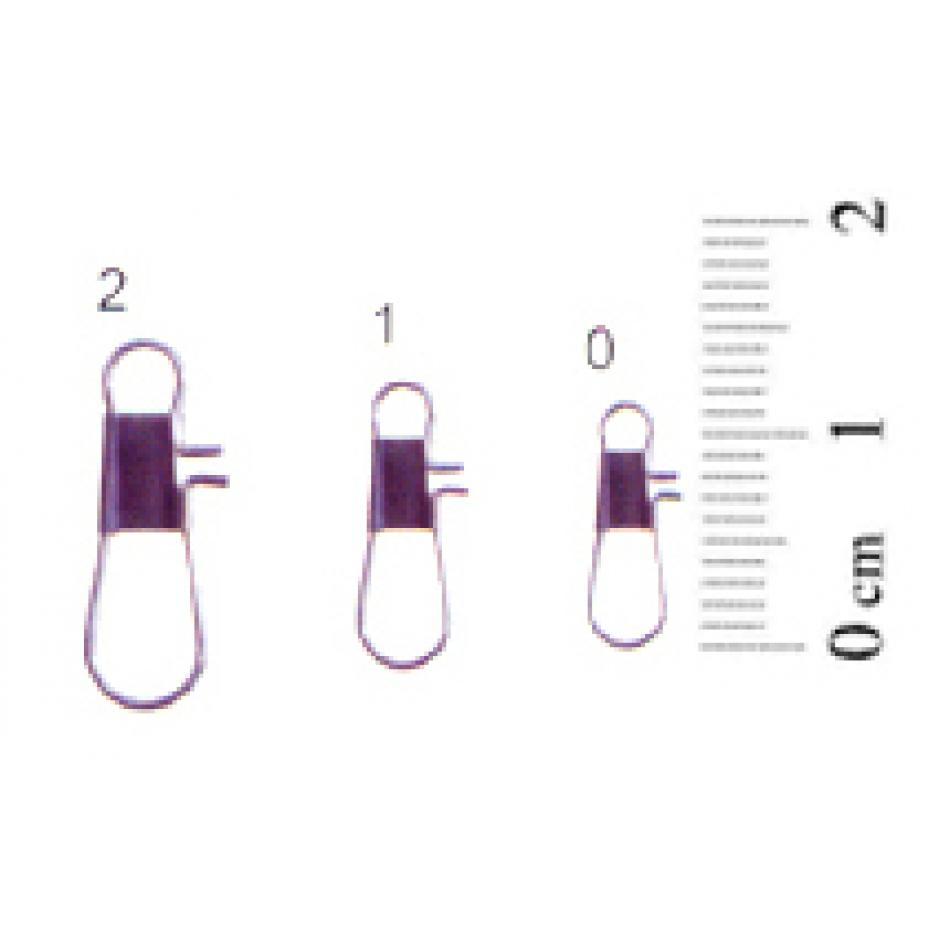 Вертлюг Rubicon Rolling Swivel w/New Interlock Snap 71086-0 №0, тест 45кг.