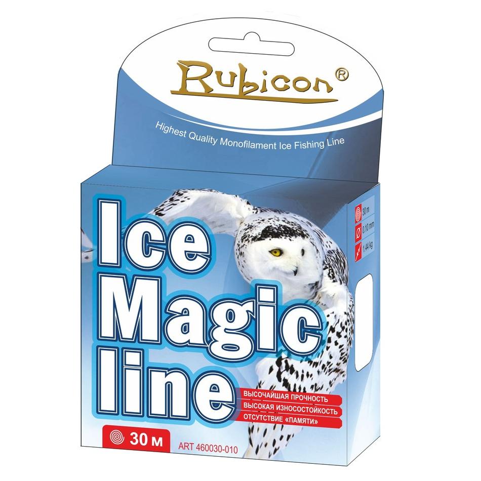 Леска зимняя RUBICON Ice Magic Line (steel gray) 30m d=0,10mm